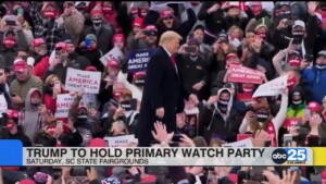 Trump To Hold Primary Watch Party In Sc