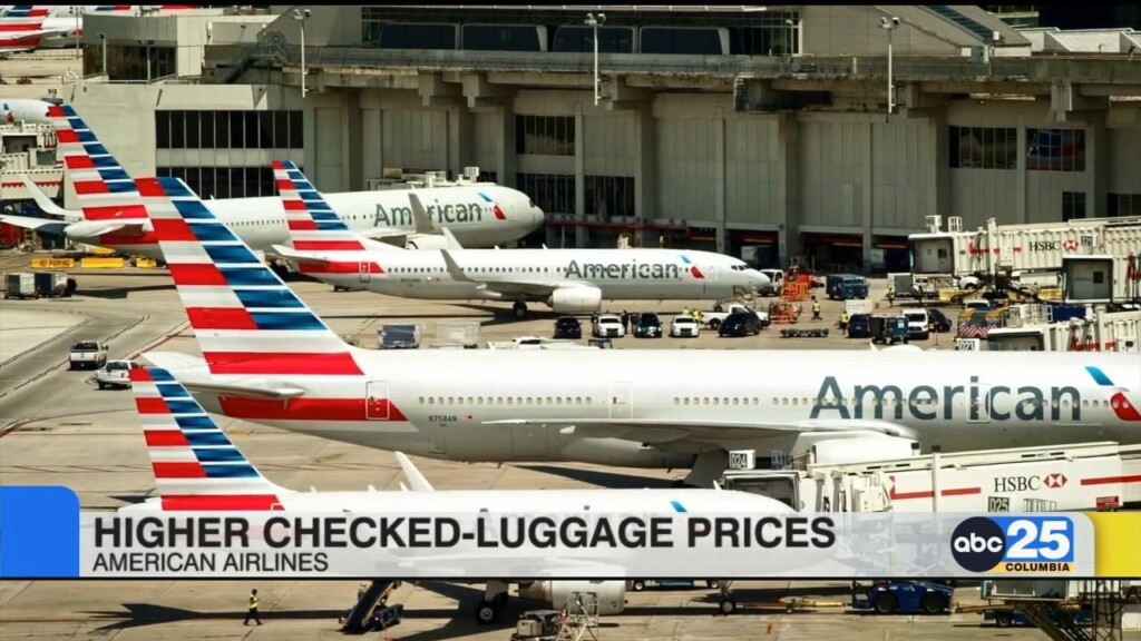 American Airlines Goes Up On Checked Bag Prices