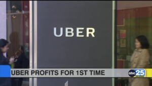 Uber Makes Profits For 1st Time