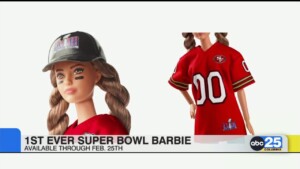 1st Ever Super Bowl Barbie
