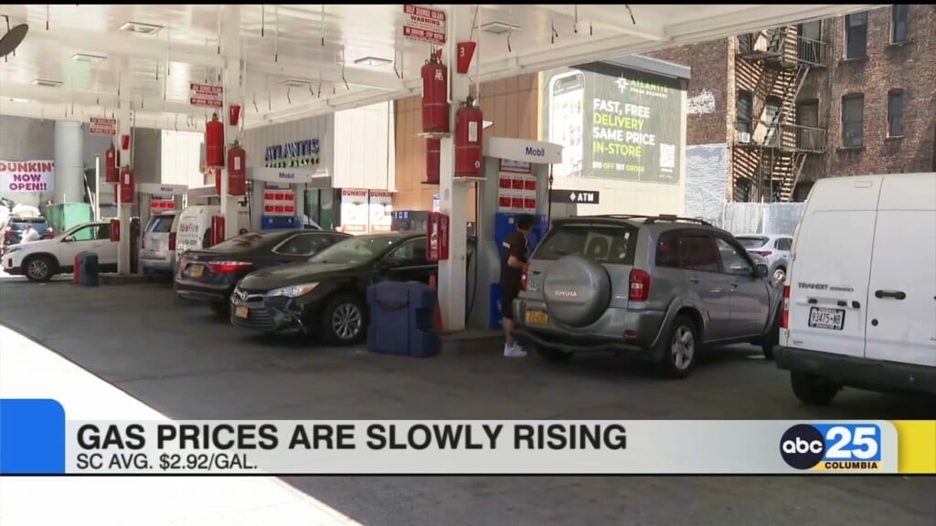 Gas Prices Are Slowly Rising