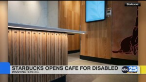 Starbucks Opens Cafe For Disabled Guests