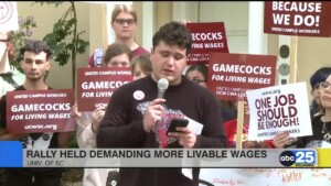 Usc Student Workers Rally For Better Pay