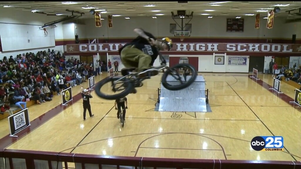 Bmx Pros Bring "no Hate Tour" To Columbia High In Effort To Prevent Bullying