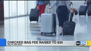 Delta Airlines Goes Up On Checked Baggage Fees