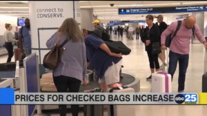 Prices For Checked Bags Increase