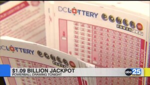 $1.09 Billion, Wednesday Powerball