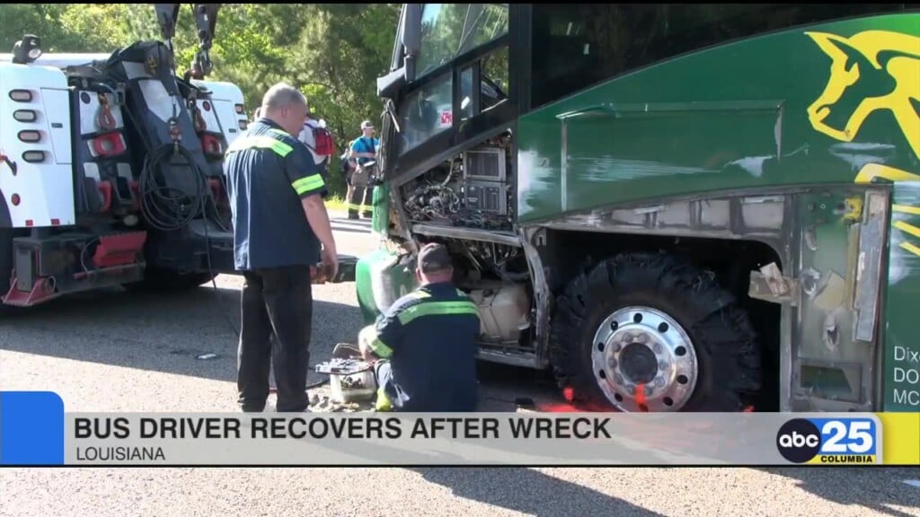 Sc Bus Driver Recovers After Wreck