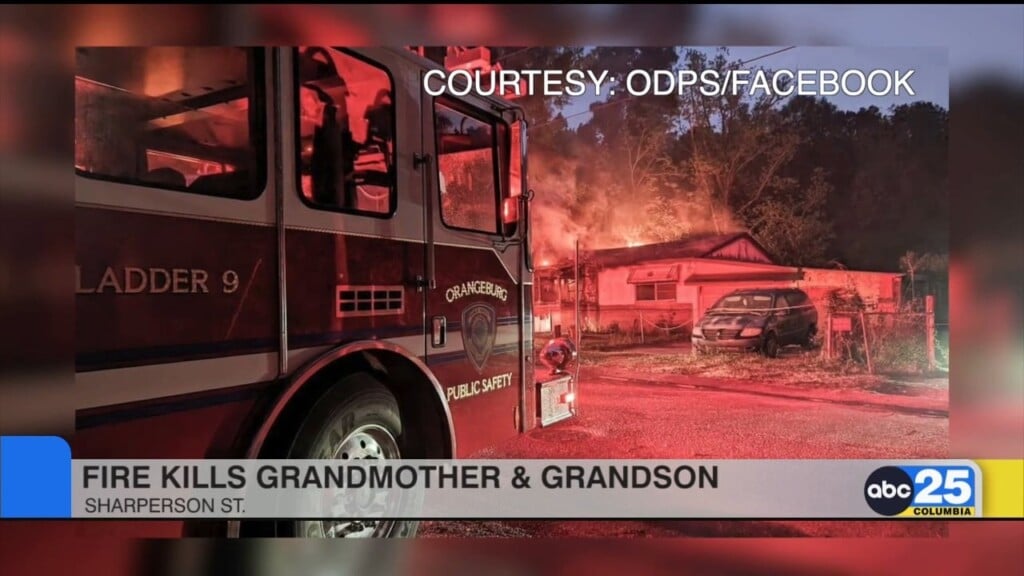 Grandmother, Grandson Dead After Orangeburg House Fire