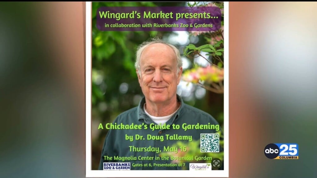 Bestselling Author To Present "a Chickadee's Guide To Gardening" At Riverbanks Botanical Garden On May 16th