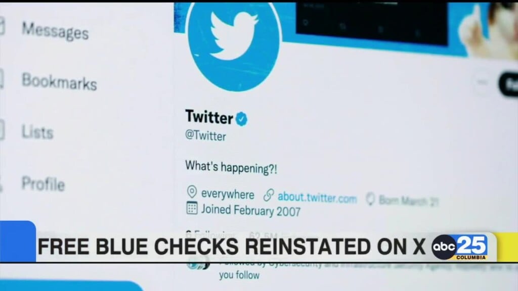 Free Blue Checks Reinstated On 'x'