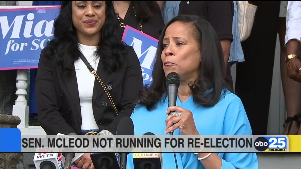 Senator Mia Mcleod Announces She Will Not Seek Re Election