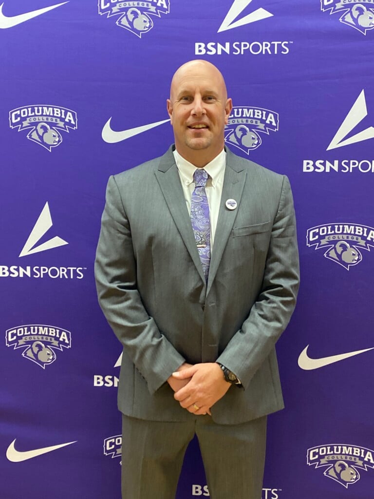 Head coach at Columbia College Jake Deer