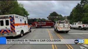 No Injuries In Train Vs. Car Collision