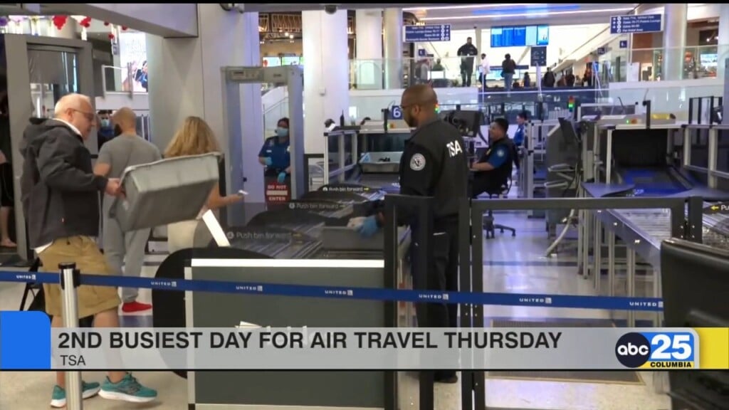 Tsa: 2nd Busiest Day For Air Travel