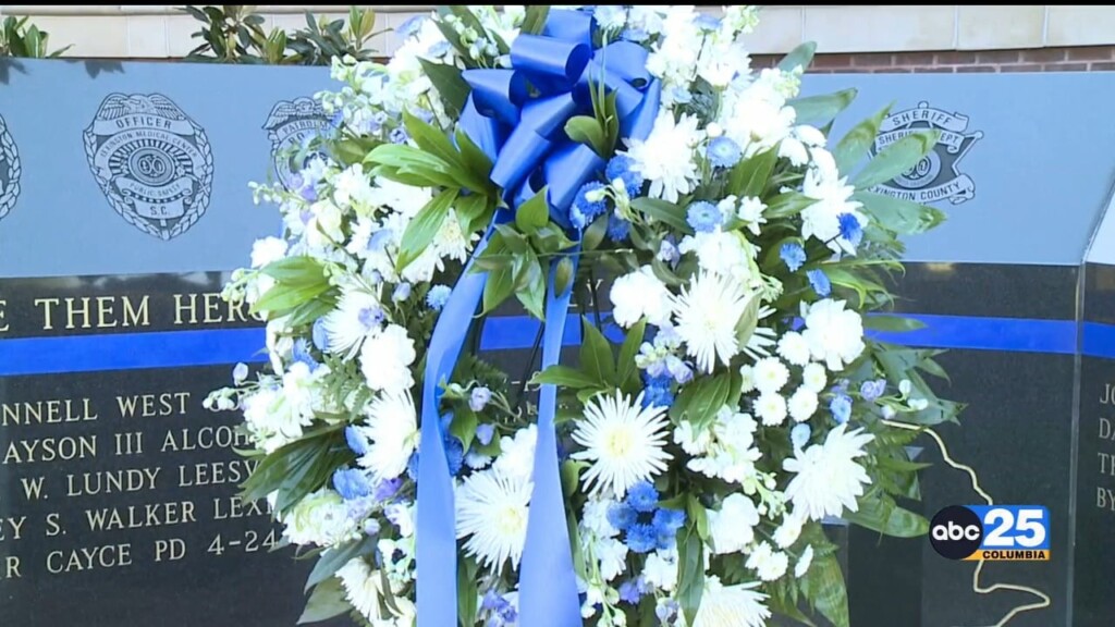 Annual Ceremony Honors Fallen Officers Of Lexington County