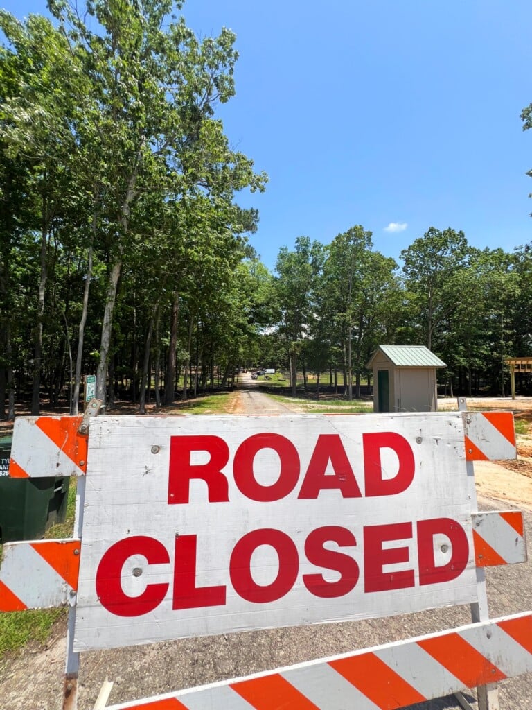 Road Closure Sign