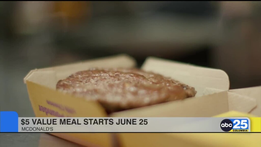 Mcdonald's To Offer $5 Value Meal For Limited Time