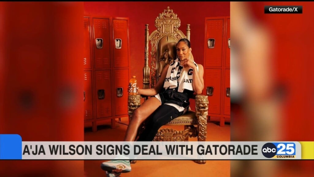 A'ja Wilson Signs Deal With Gatorade