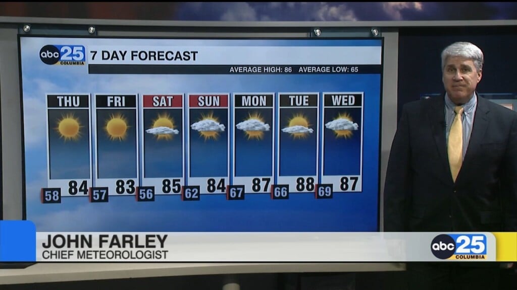 7 Day Forecast May 29, 2024