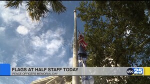 Flags At Half Staff For Peace Officers Memorial Day