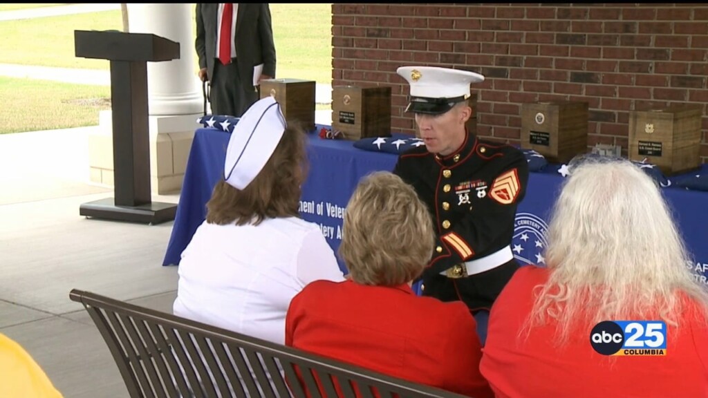 Six Unclaimed Veterans Laid To Rest At Fort Jackson National Cemetery