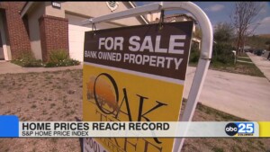 Home Prices Reach A Record