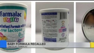 Baby Formula Recalled