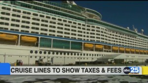 Cruise Lines To Show Taxes And Fees