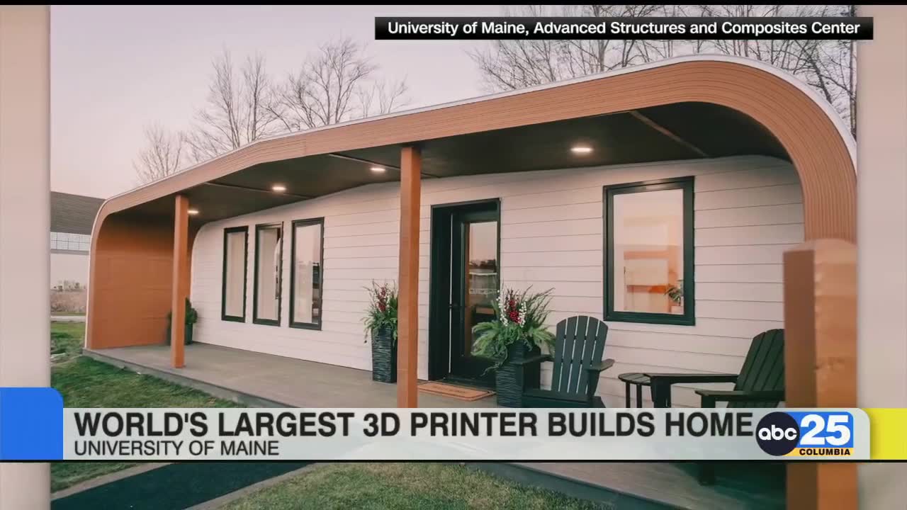 World's largest 3D printer builds wood home - ABC Columbia