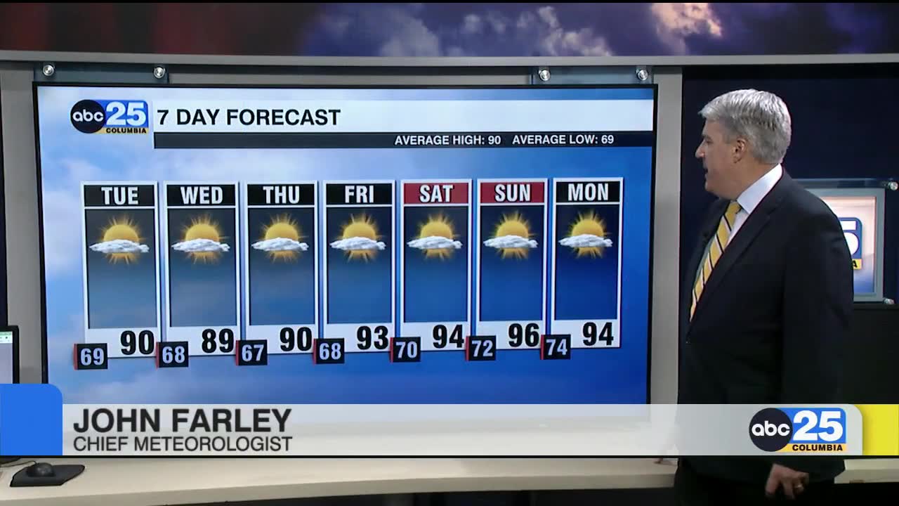 7 day forecast June 17, 2024 - ABC Columbia