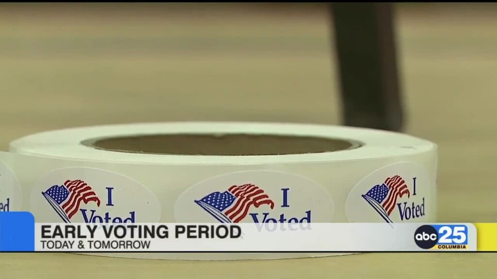 Sc Early Voting Period To End Soon