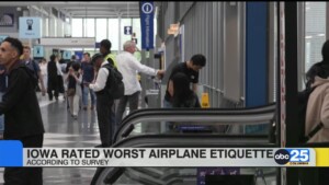 Iowa Rated Worst Airplane Etiquette