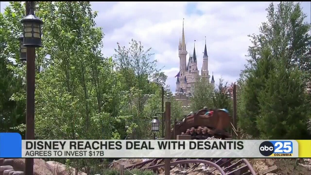 Disney Reaches Deal With Gov. Desantis