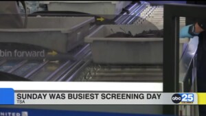 Tsa: Sunday Was Busiest Screening Day