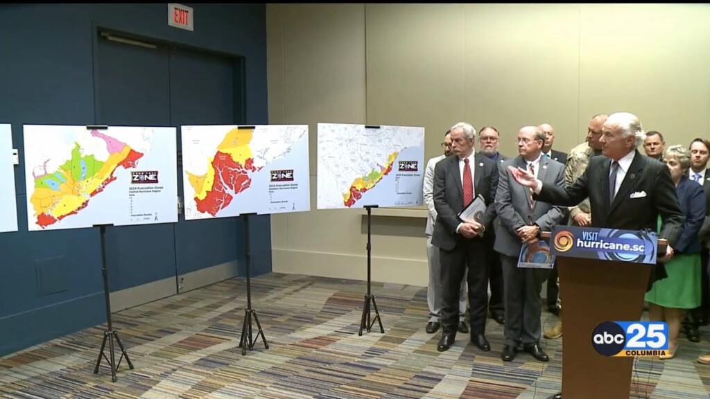 State Leaders Meet To Discuss Hurricane Preparedness, Adjusted Evacuation Zones