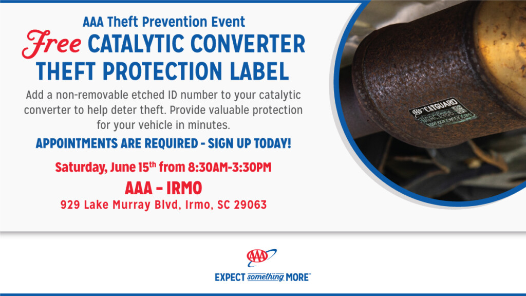 Irmo Police hosting catalytic converter event ABC Columbia