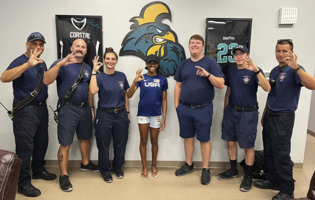 Melissa Jefferson and Horry County Fire Rescue
