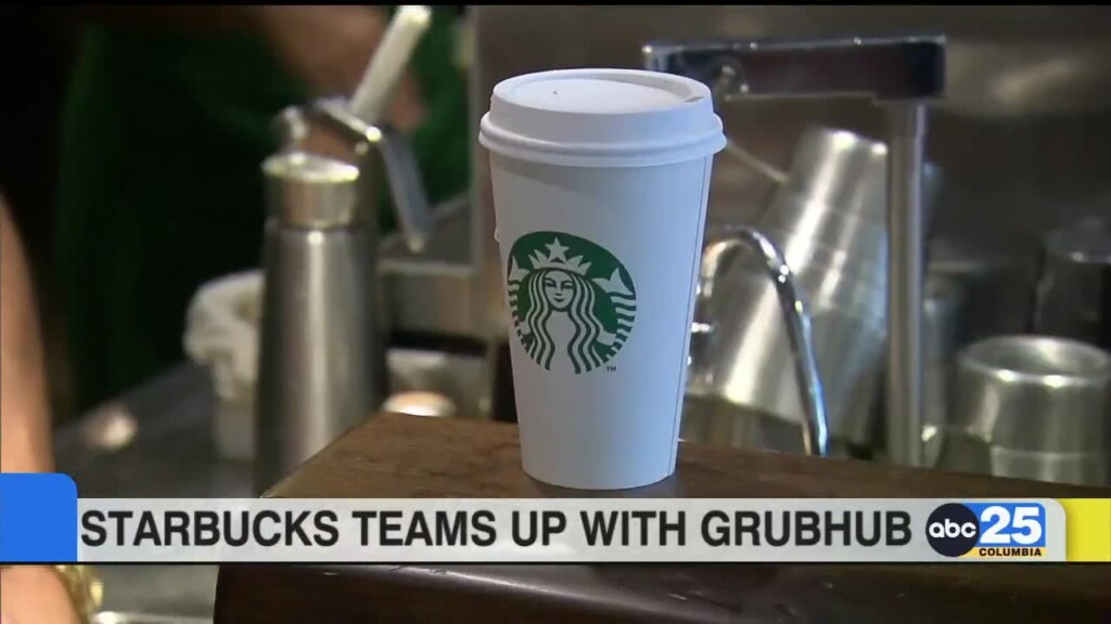 Starbucks Partners With Grubhub On Delivery