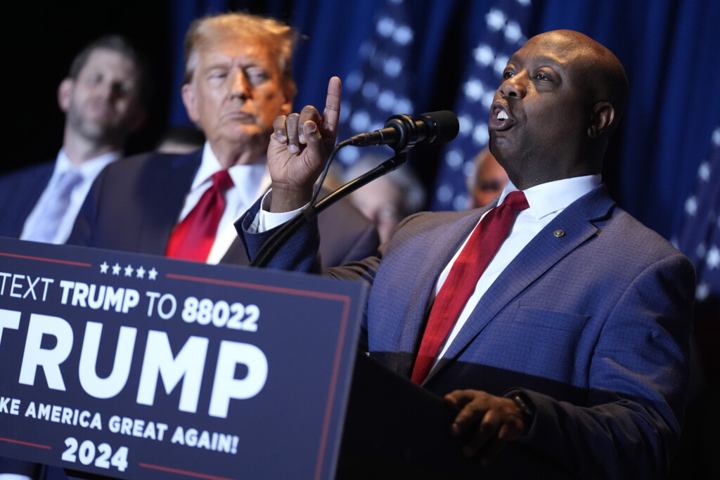 Donald Trump and Tim Scott