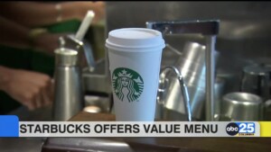 Starbucks Offers Value Menu