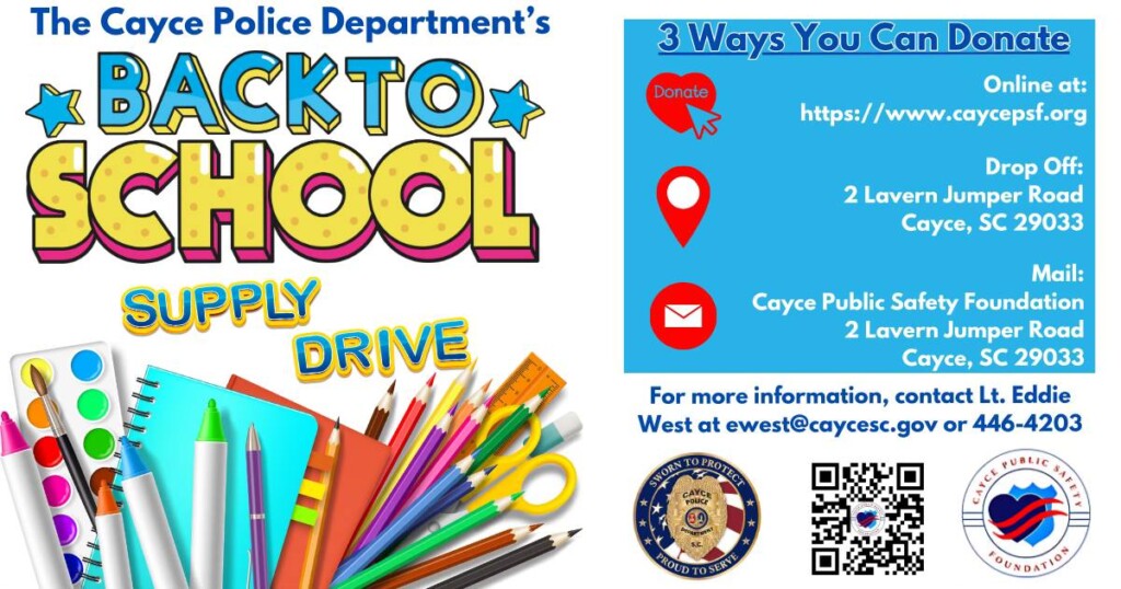 Cayce School Drive 2024