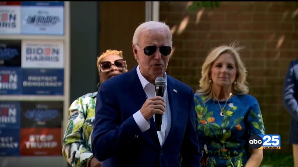 "the Best Person To Beat Donald Trump" Biden Sends Letter To Democrats Confirming He'll Stay In The Race