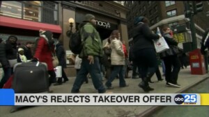 Macy's Rejects Takeover Offer