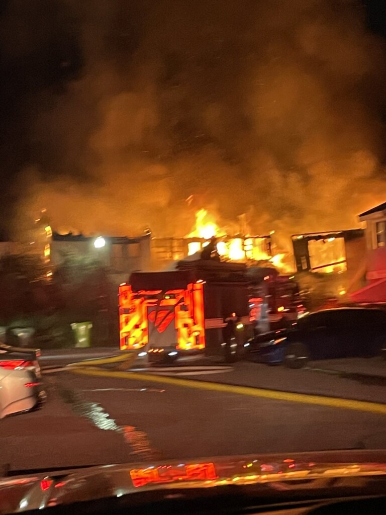 Heavy Fire In Columbia Apt