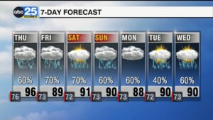 7 Day Forecast July 17, 2024
