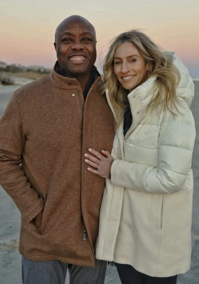 Tim Scott announces engagement on Jan. 21, 2024. (Tim Scott/Facebook)