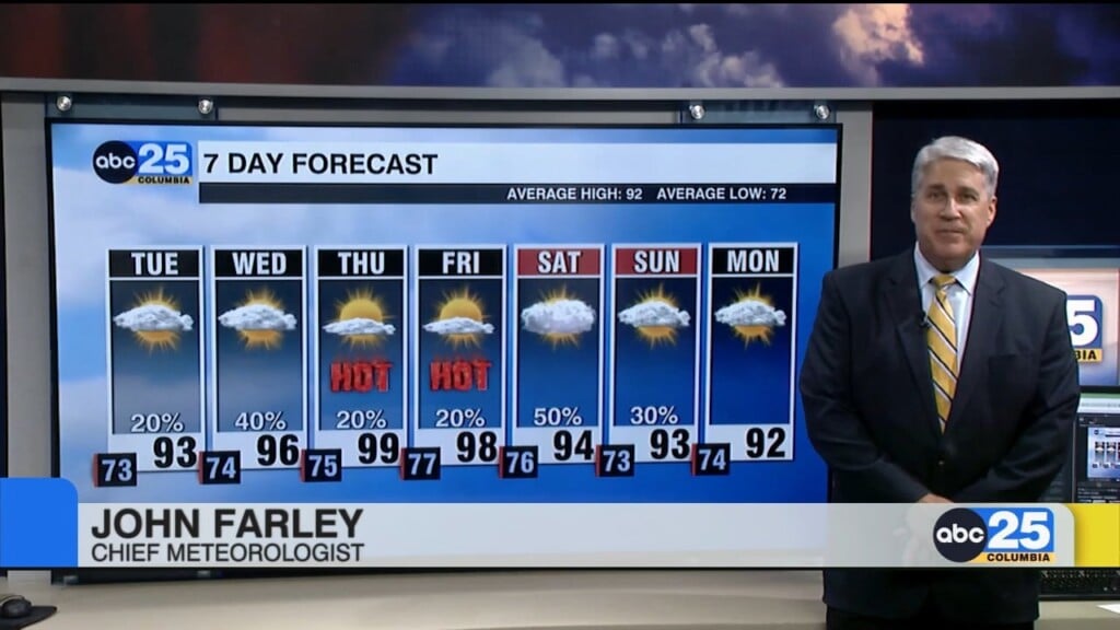 7 Day Forecast July 29, 2024