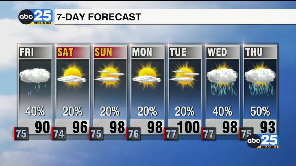 7 Day Forecast July 11, 2024