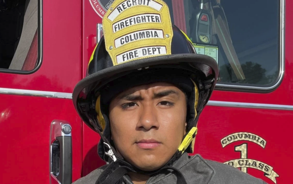Columbia Firefighter Mario Trejo